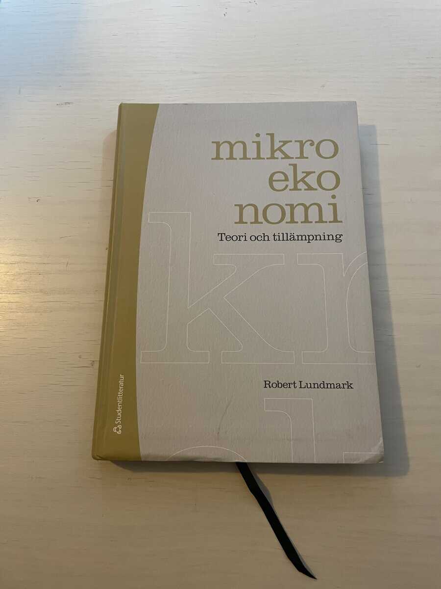 Robert Lundmark : Mikroekonomi