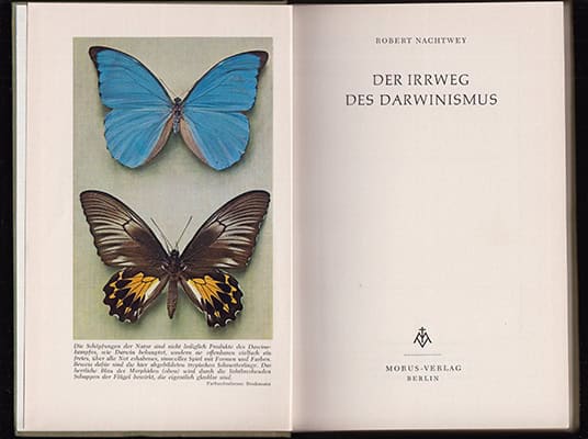 Robert Nachtwey : Der Irrweg des Darwinismus