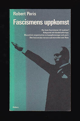 Robert Paris : Fascismens uppkomst
