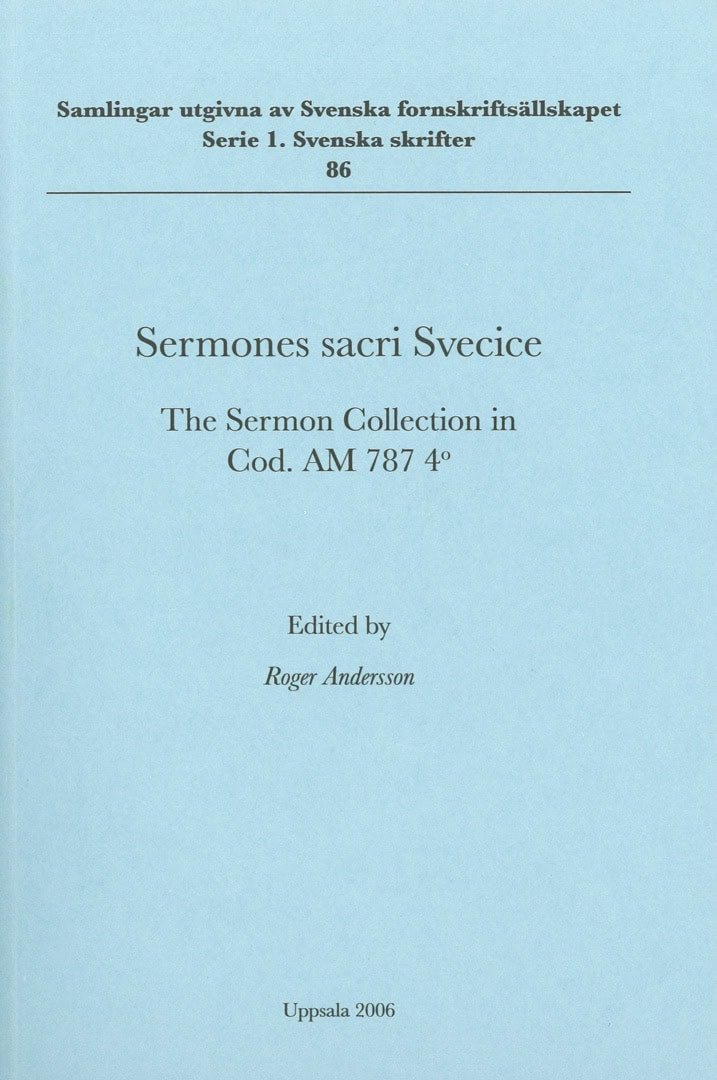 Roger Andersson : Sermones sacri Svecice