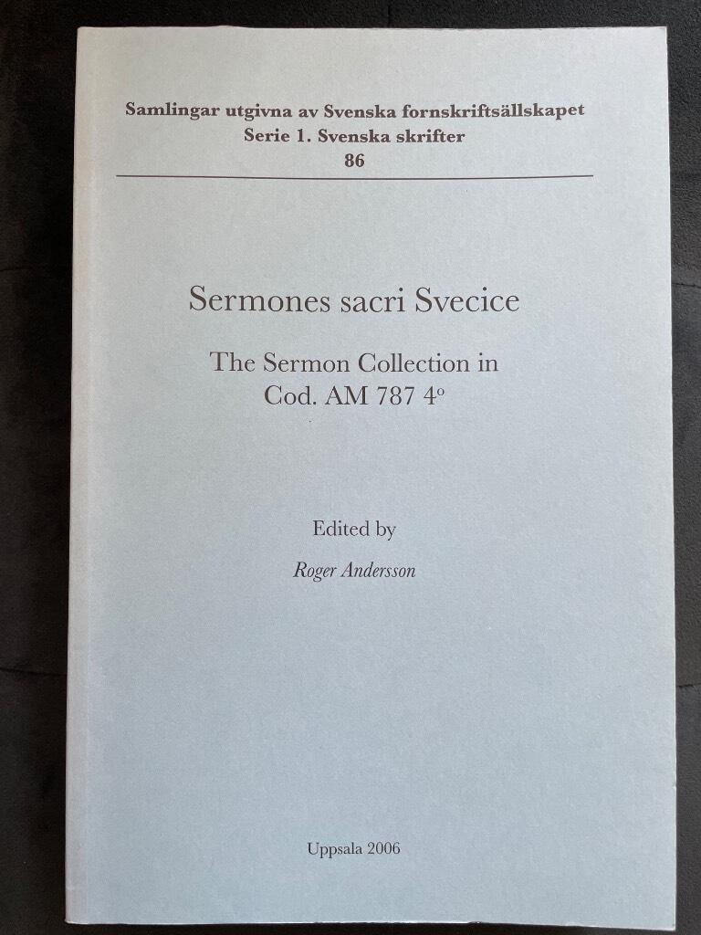 Roger Andersson : Sermones sacri Svecice