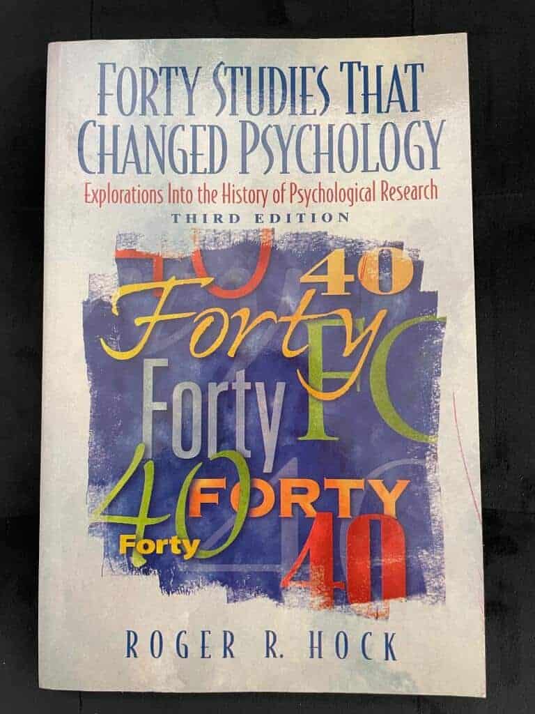 Roger R Hock : Forty studies that changed psychology