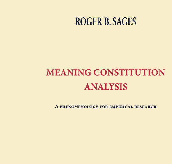 Roger Sages : Meaning constitution analysis