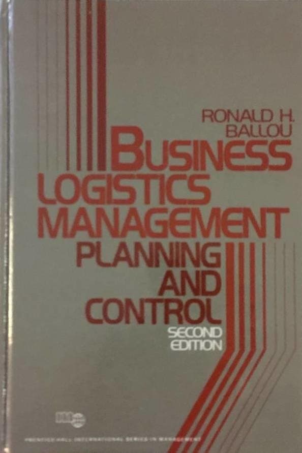 Ronald H. Ballou : Business logistics management - planning and control
