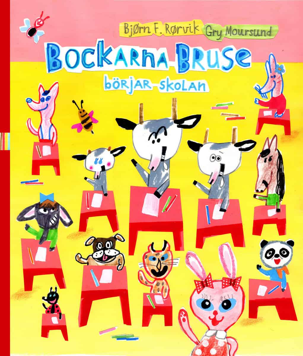 Rørvik, Bjørn ; Moursund, Gry : Bockarna Bruse börjar skolan