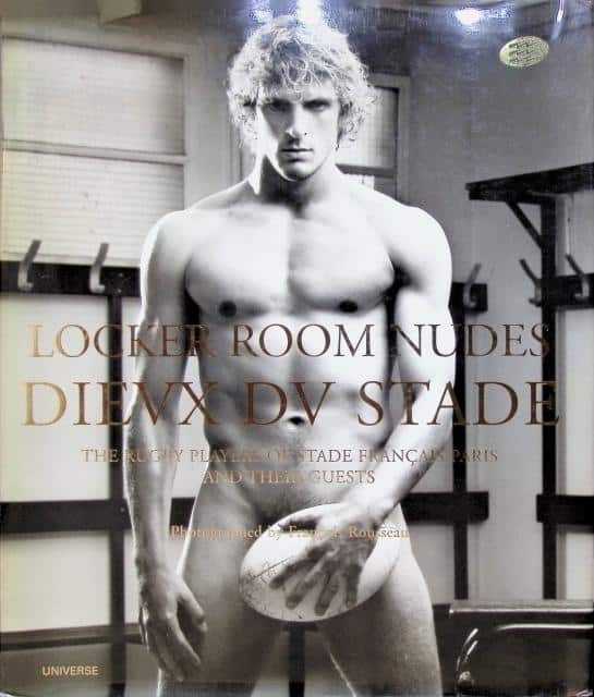 Rosseau Francois : Locker room nudes, Dievx dv stade., Rugby players of stade Francais Paris and their guests.