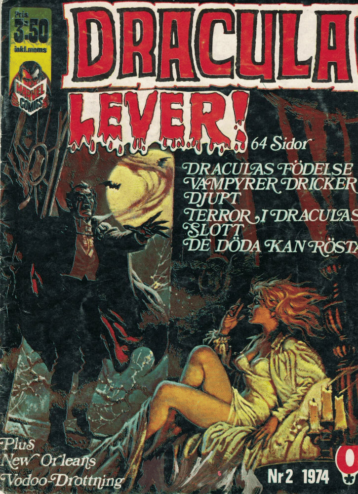 Roy Thomas : Dracula lever! Nr 2 1974