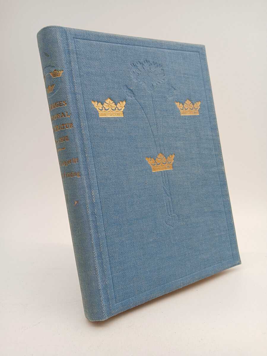 Ruben G:son Berg : Sveriges National-Litteratur 1500-1900. XXII