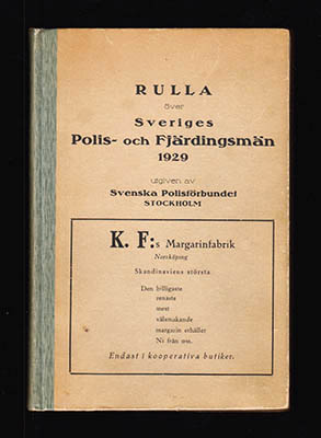 Rulla över Sveriges polis- och fjärdingsmän 1929