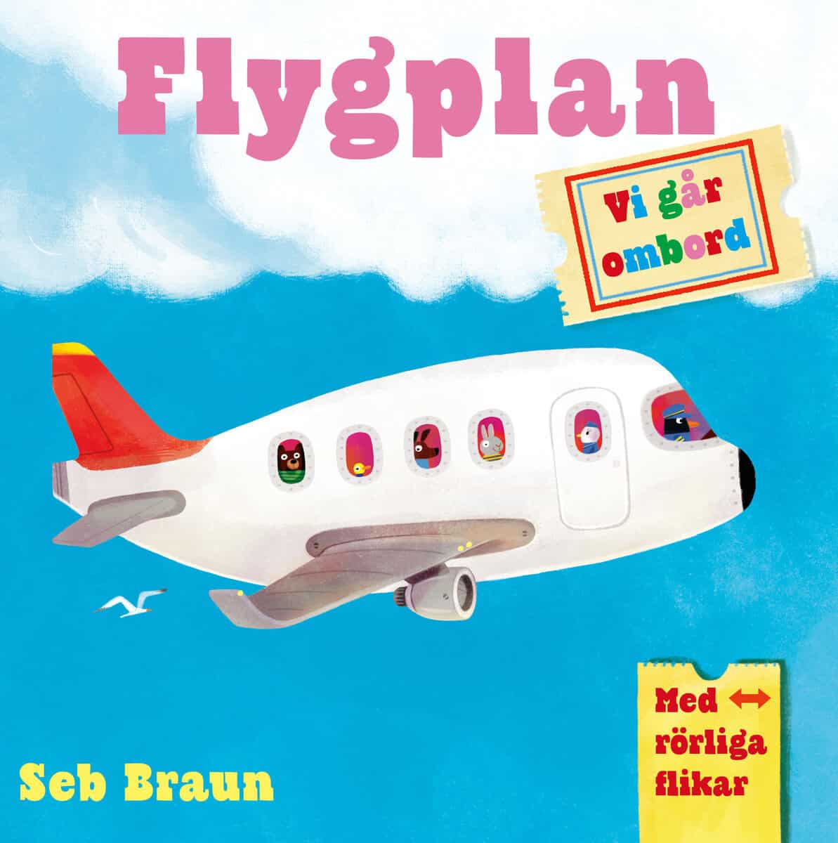 Ruth Symons : Vi går ombord. Flygplan : med rörliga flikar