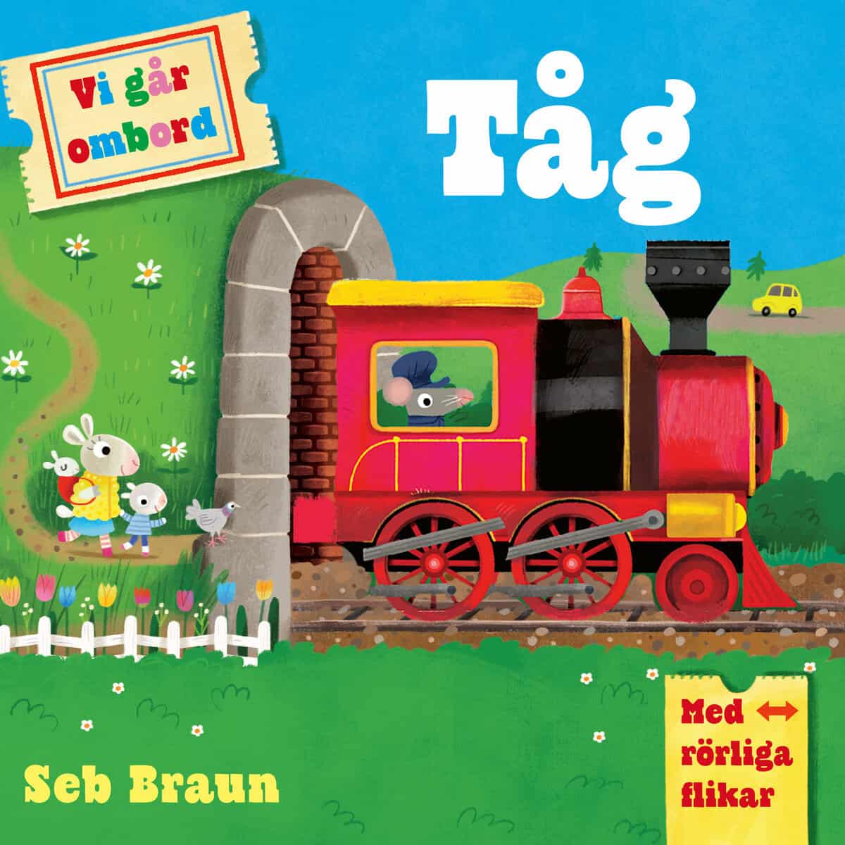 Ruth Symons : Vi går ombord. Tåg : med rörliga flikar