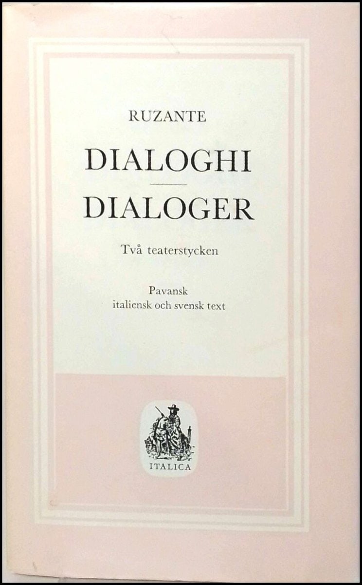 Ruzantes : Dialoghi / Dialoger