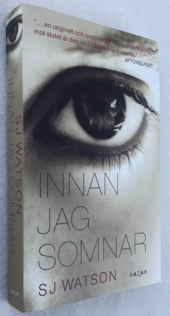 S J Watson : Innan jag somnar