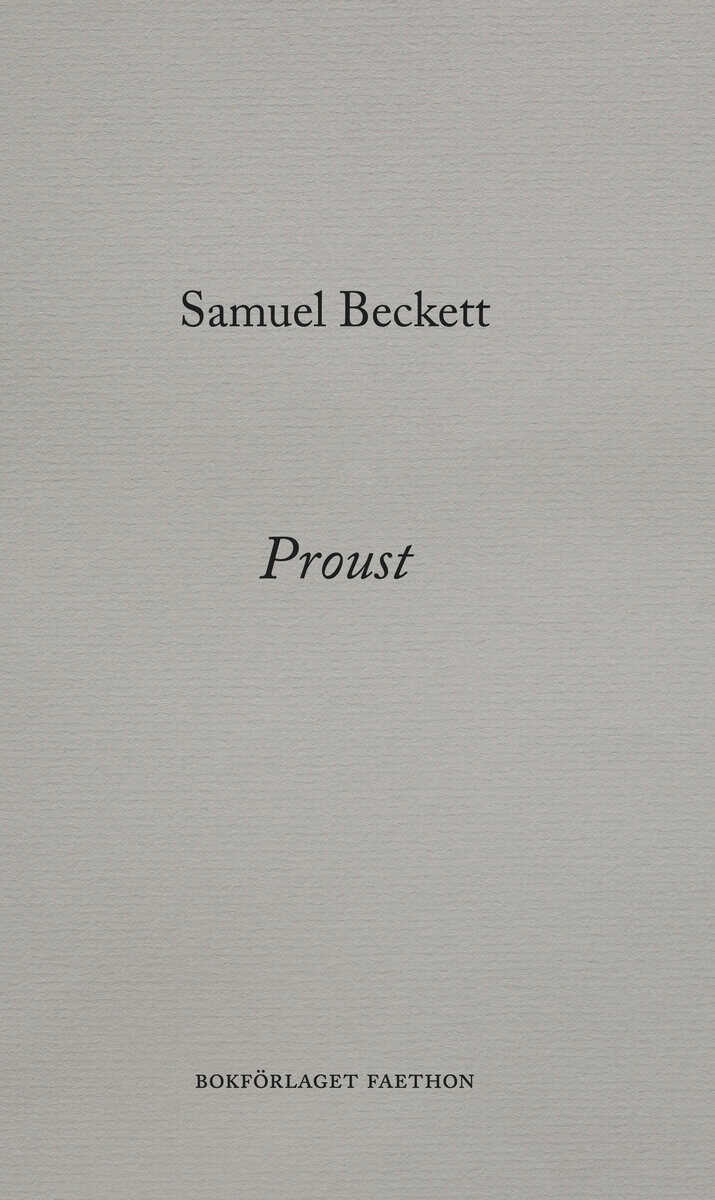 Samuel Beckett : Proust