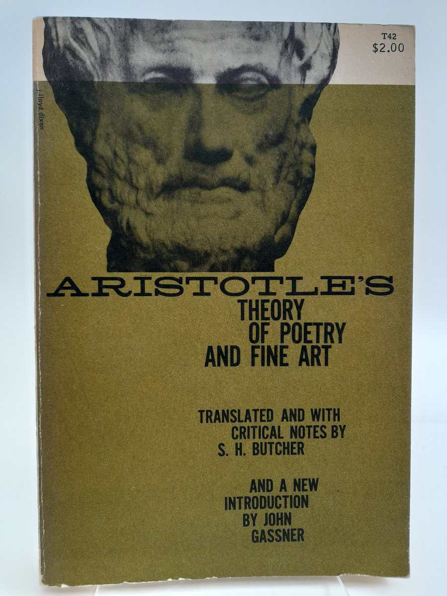Samuel Henry Butcher : Aristotle's Theory of poetry and fine art