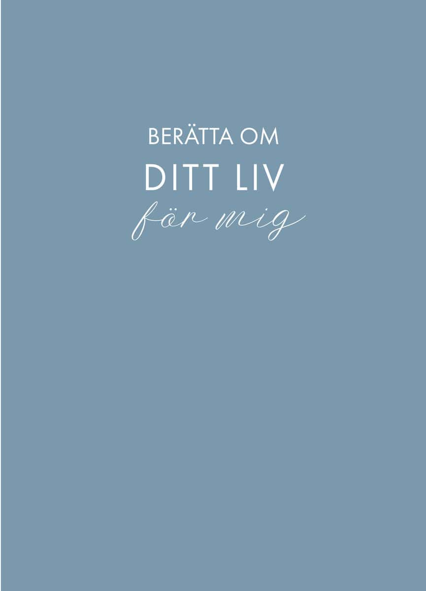 Sara Bang-Melchior : Berätta om ditt liv för mig