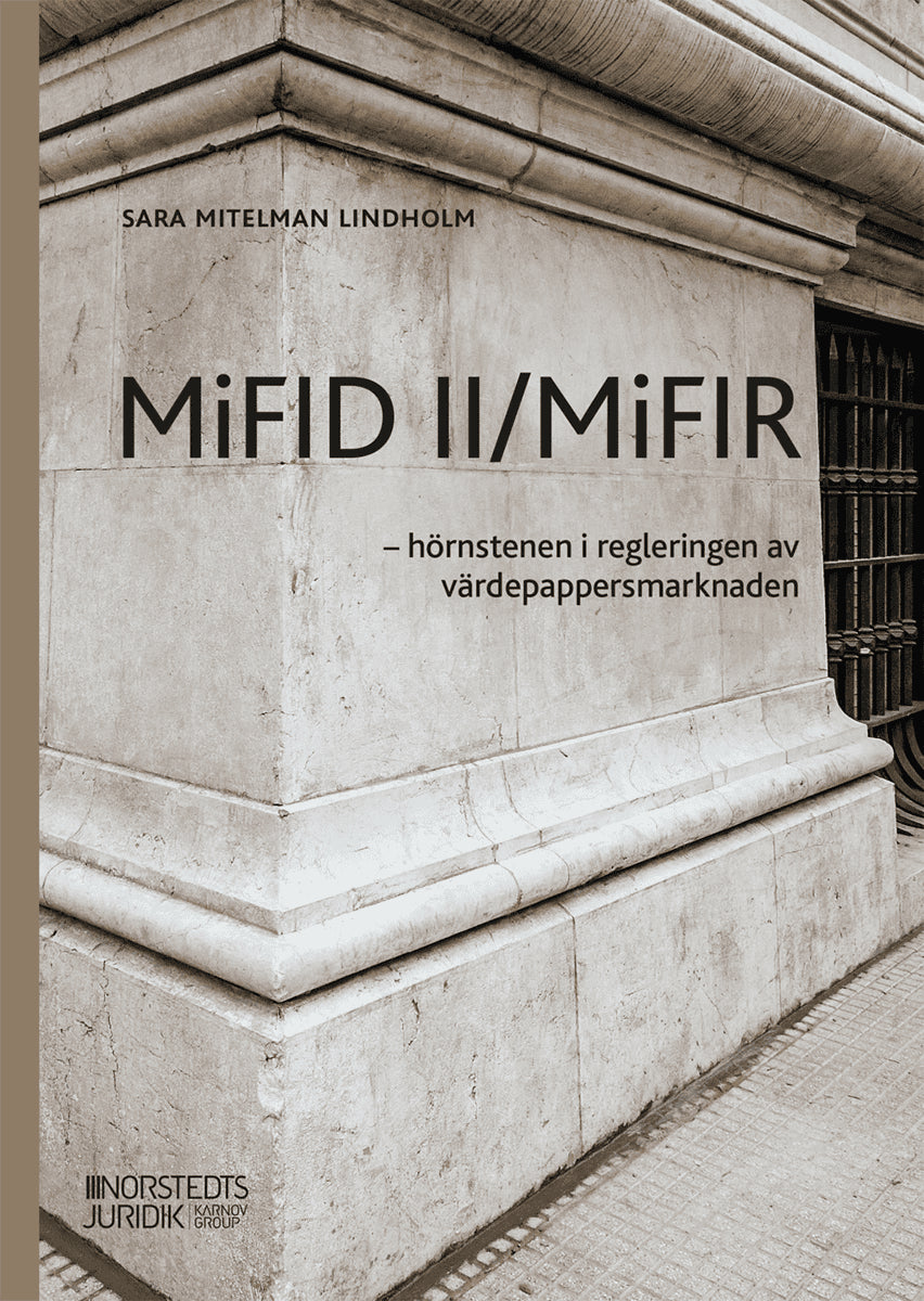 Sara Mitelman Lindholm : MiFID II/MiFIR