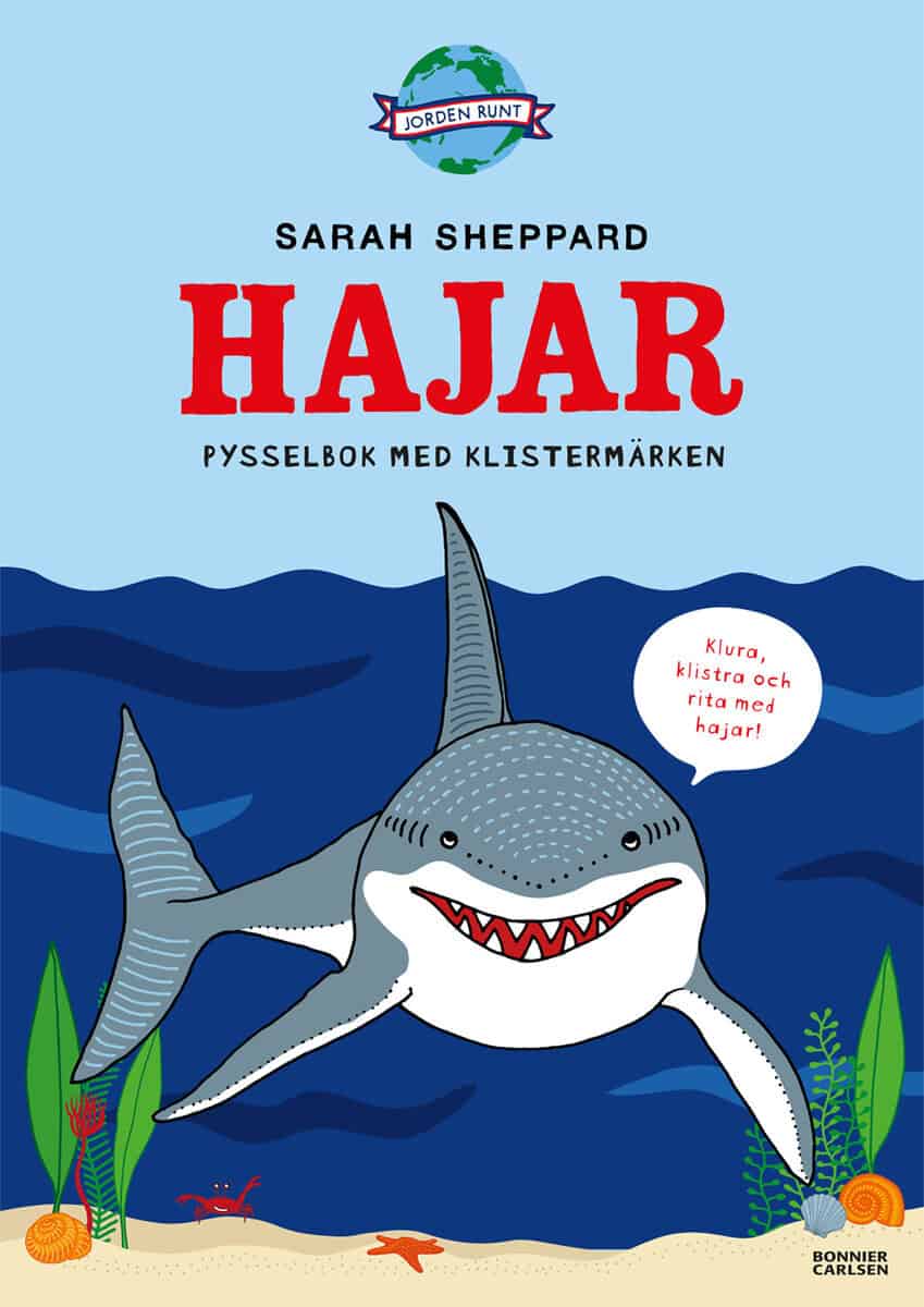Sarah Sheppard : Hajar - pysselbok med klistermärken