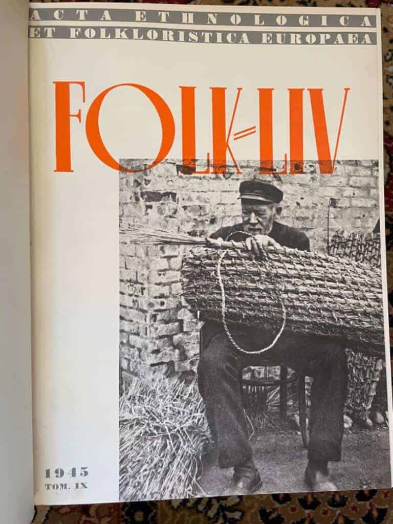 Sigurd Erixon : Folk-Liv 1937-1945