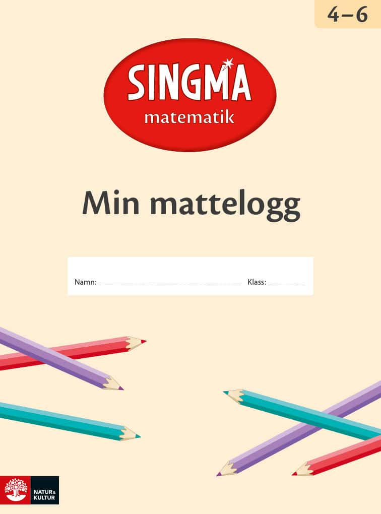 Singma matematik åk 4-6 Min mattelogg (10-pack)