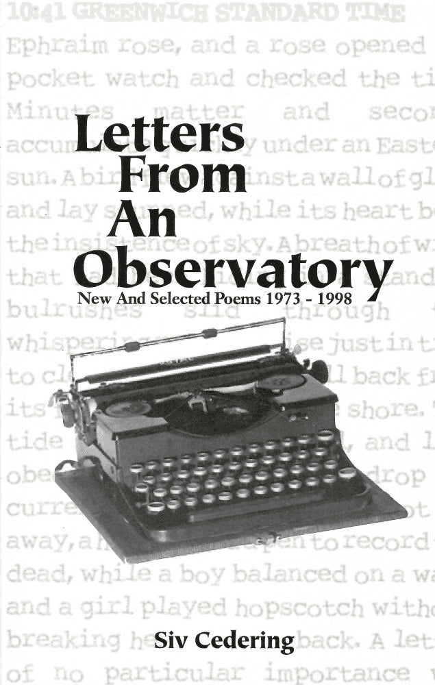 Siv Cedering : Letters from an observatory