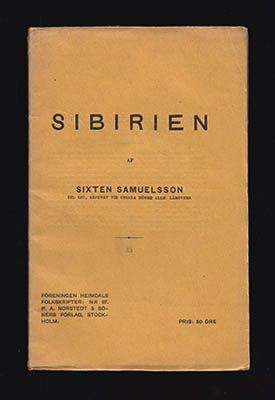 Sixten Samuelsson : Sibirien
