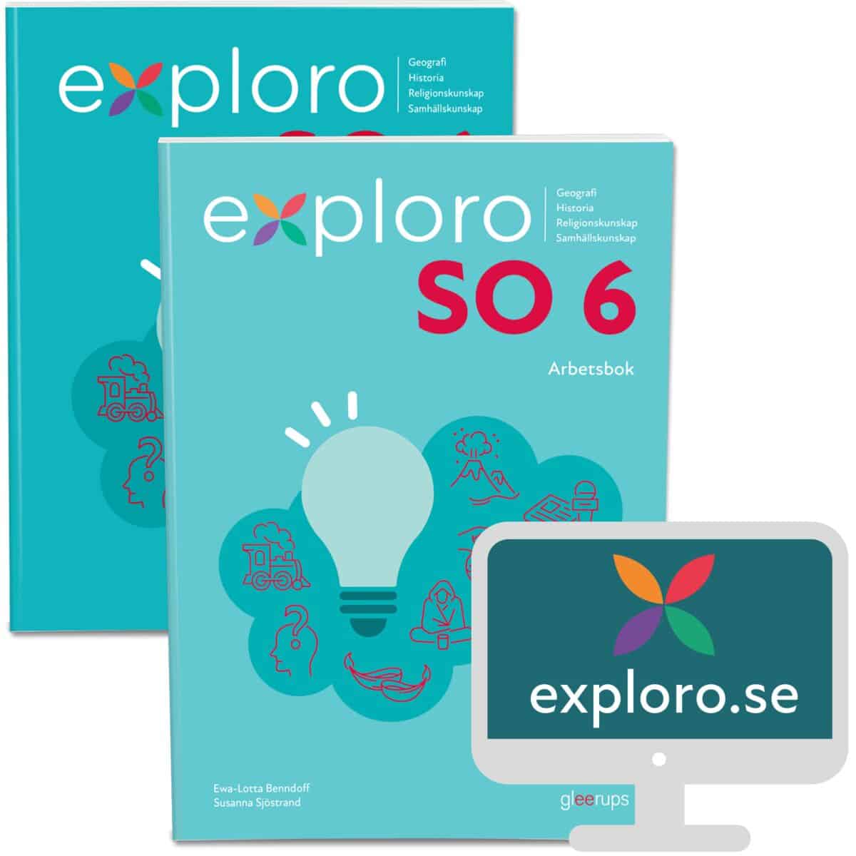 Skoglund, Svante ; Benndoff, Eva-Lotta ; Sjöstrand, Susanna : Exploro SO åk 6, elevpaket, inkl exploro.se, elevlic, 12 mån