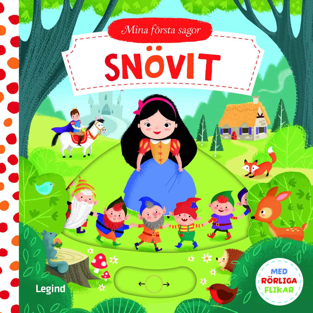 Snövit - med rörliga flikar