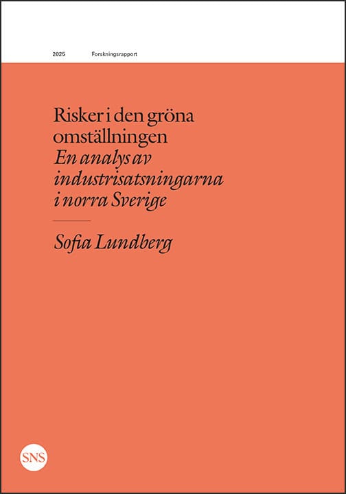 Sofia Lundberg : Risker i den gröna omställningen