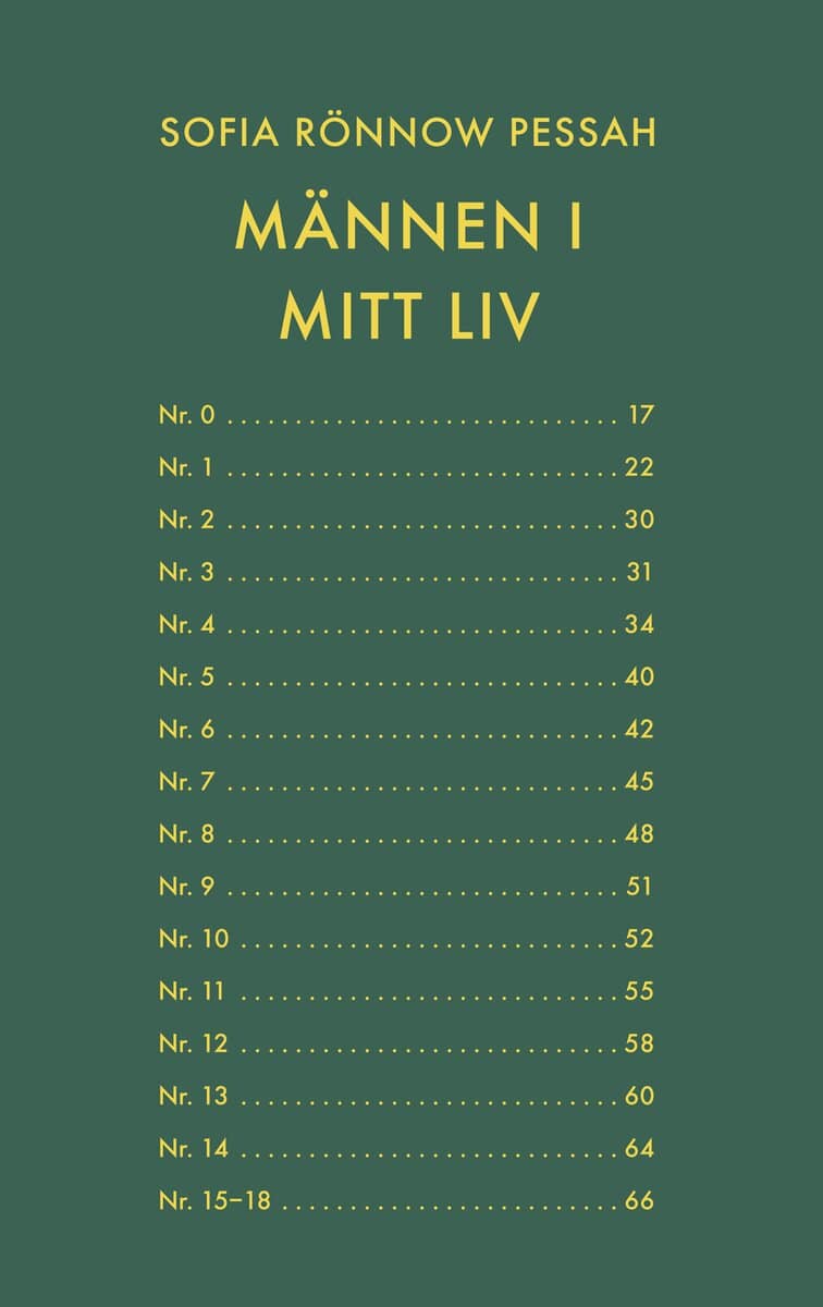 Sofia Rönnow Pessah : Männen i mitt liv