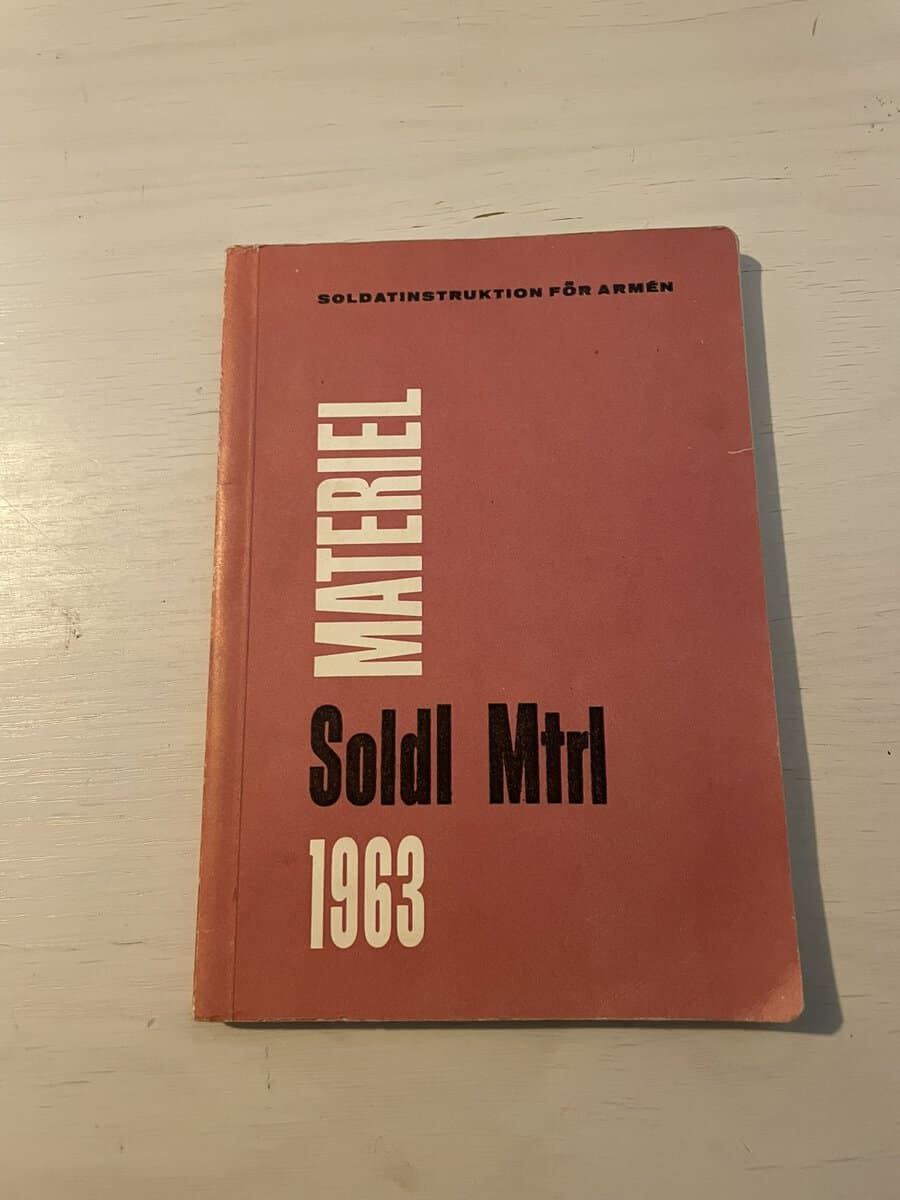 Sold Mtrl 1963 - Soldatinstruktion för armén