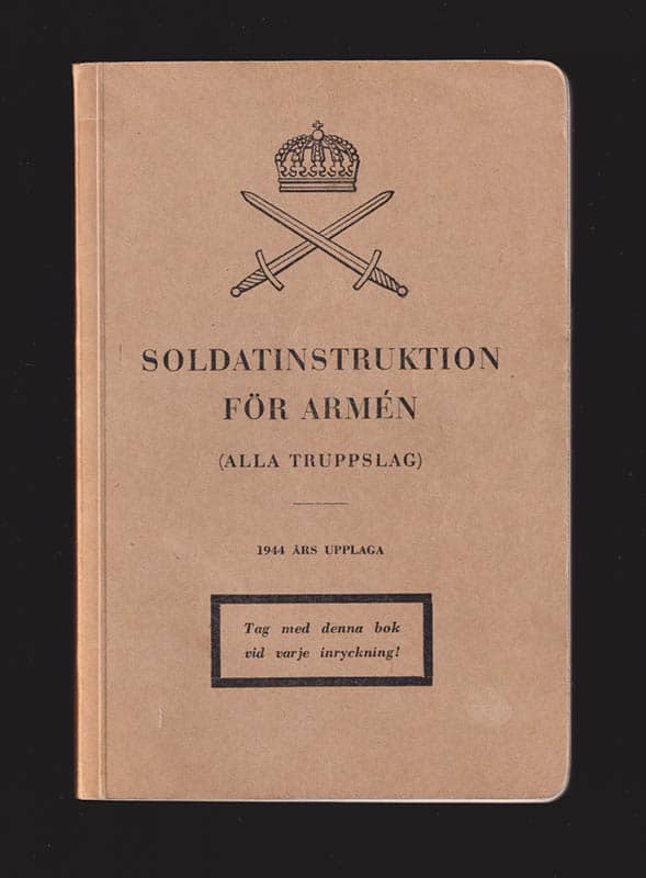 Soldatinstruktion för armén (alla truppslag) (SoldI A). 1944 års upplaga