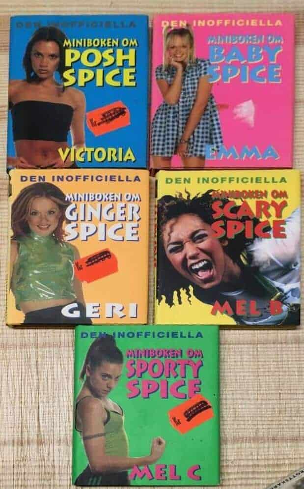 Spice Girls - fem små böcker