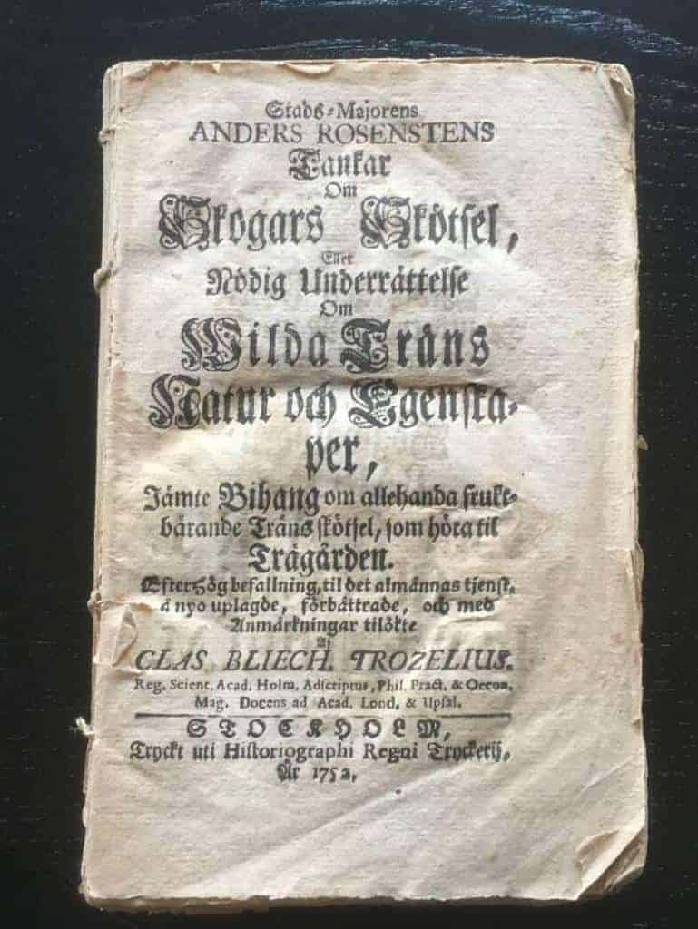 Stads-Majorens Anders Rosenstens Tankar om Skogars Skötsel, eller Wilda Träns Natur och Egenskaper