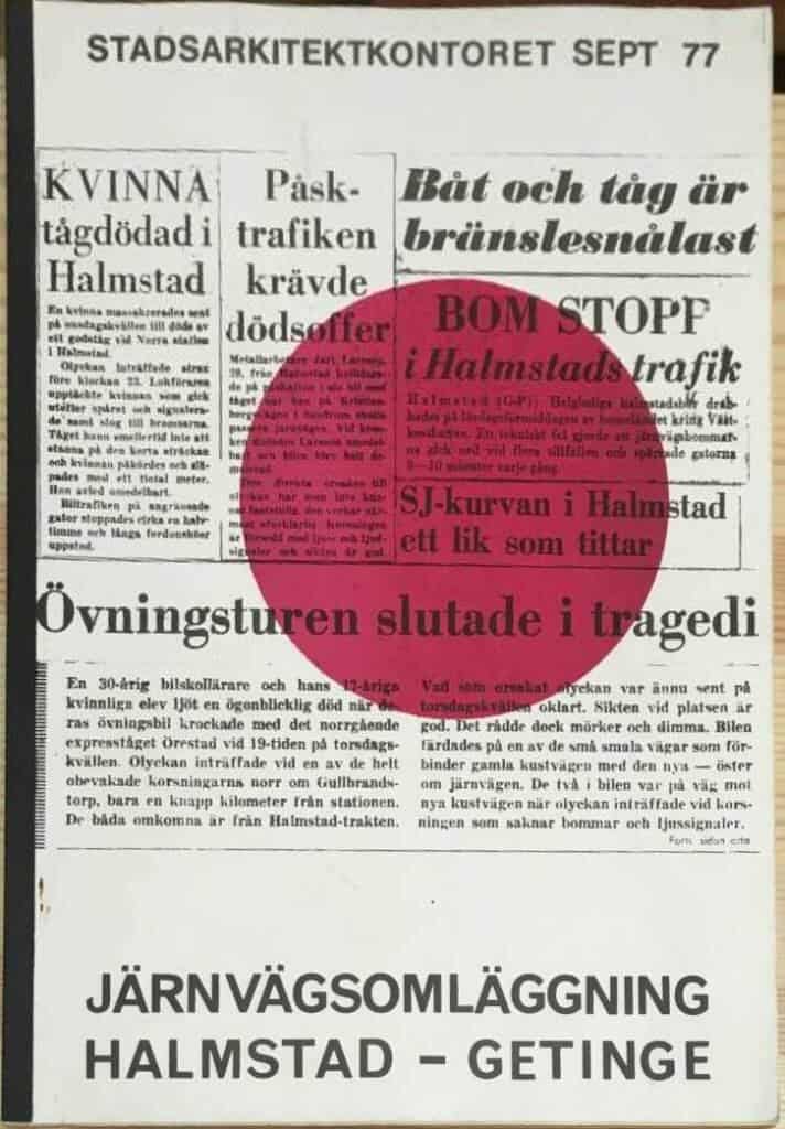 Stadsarkitektkontoret : Järnvägsomläggning Halmstad-Getinge