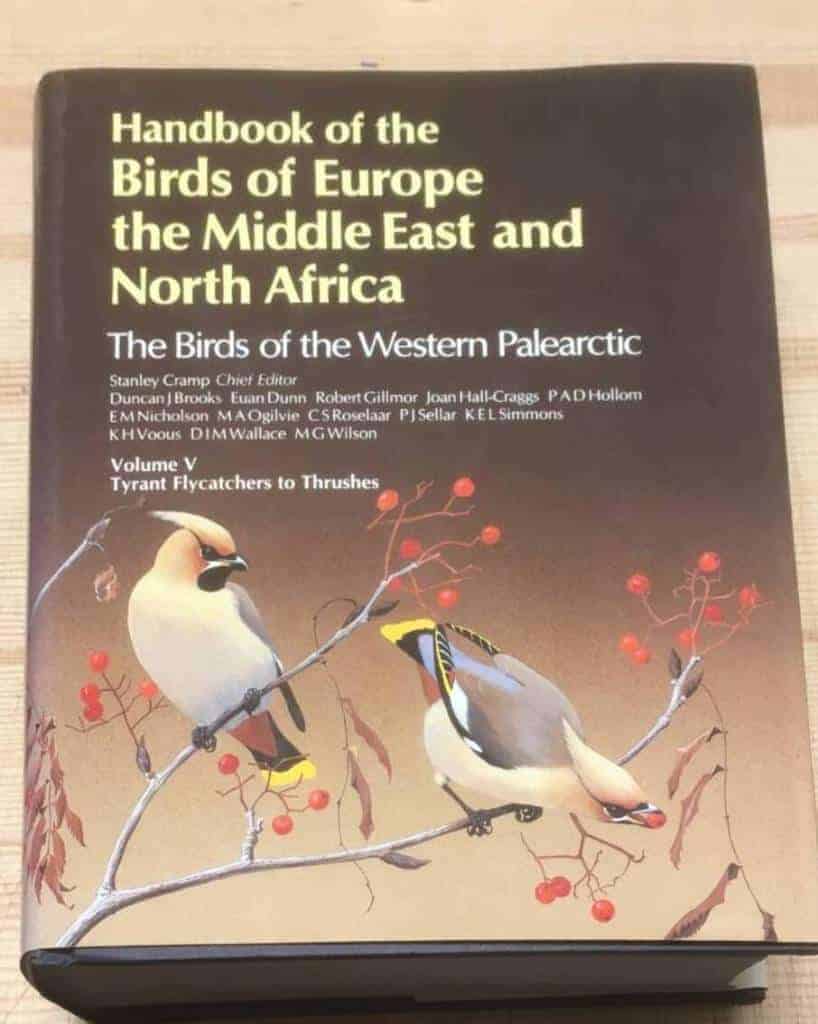 Stanley Cramp : Handbook of the birds of Europe, the Middle East, and North Africa