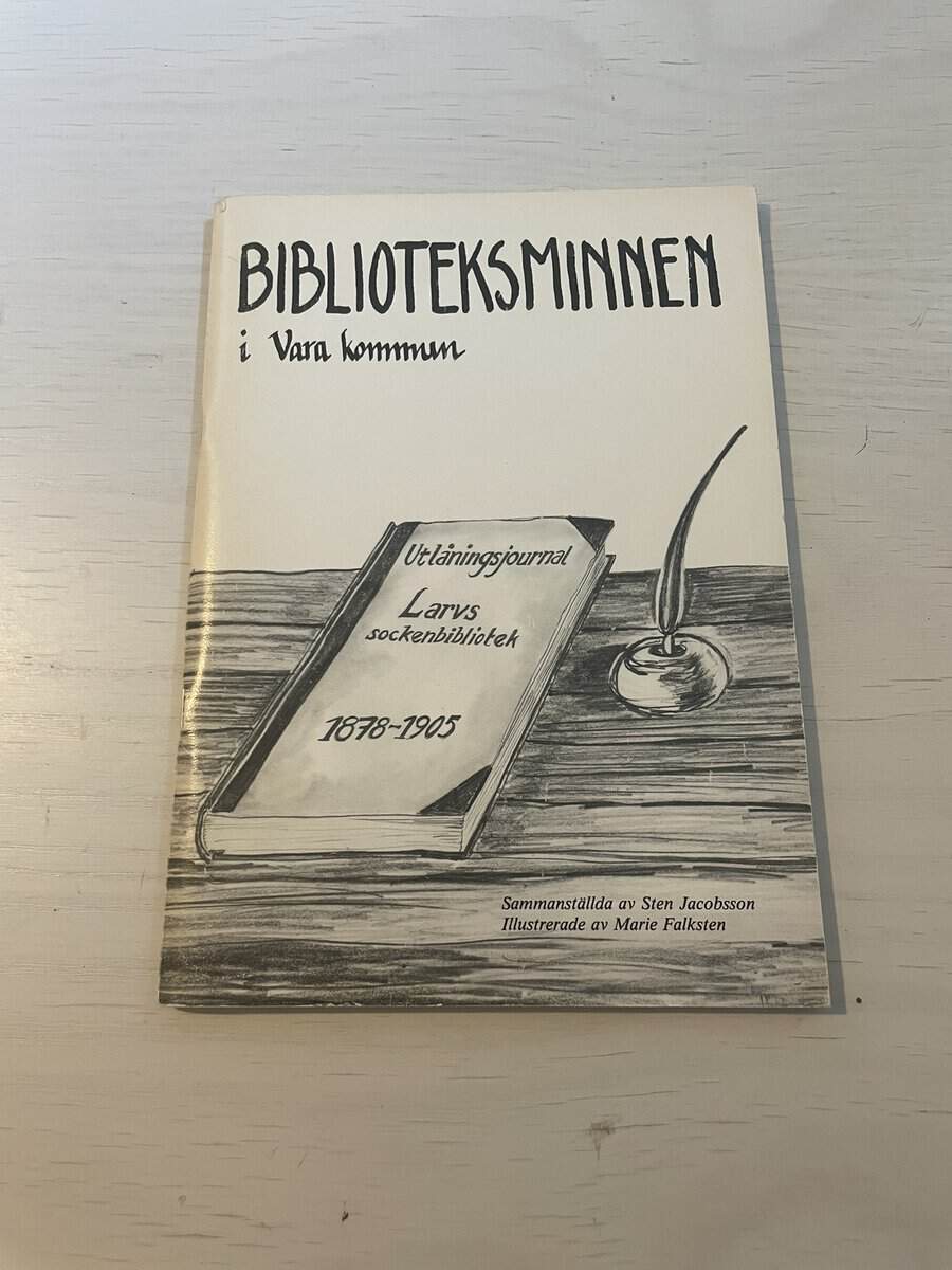 Sten Jacobsson : Biblioteksminnen i Vara kommun