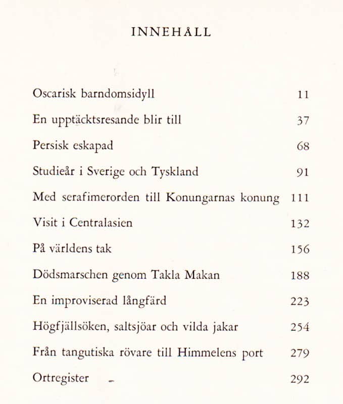Sten Selander : Sven Hedin