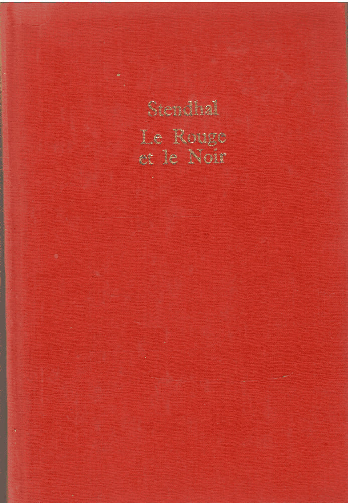 Stendhal : Le Rouge et le Noir
