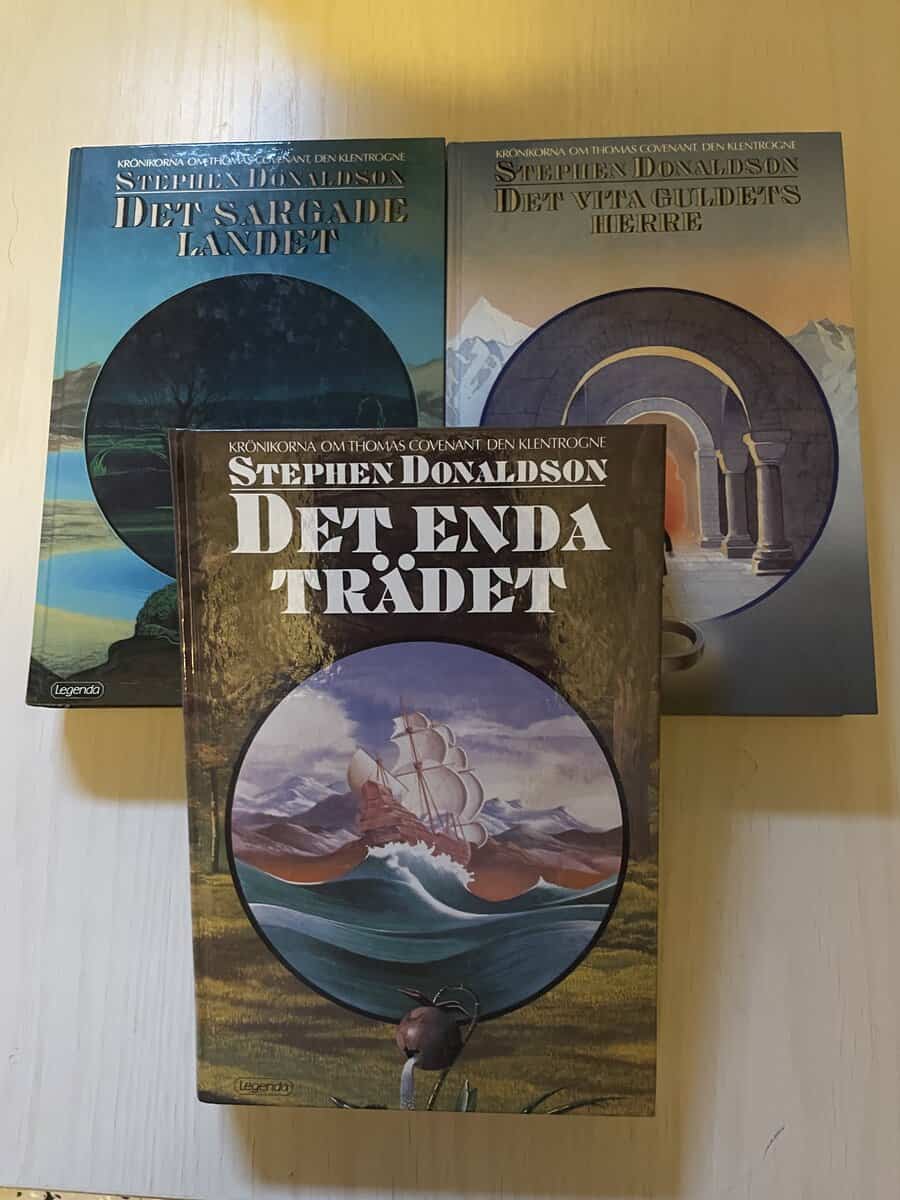 Stephen Donaldson : Den andra krönikan om Thomas Covenant den klentrogne - Det sargade landet - Det enda trädet - Det vita guldets herre