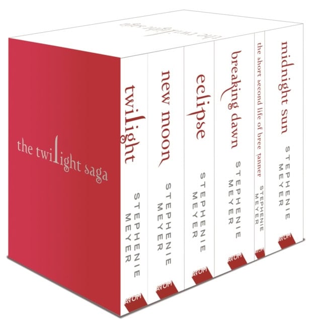 Stephenie Meyer : Twilight Saga 6 Book Set (White Cover)