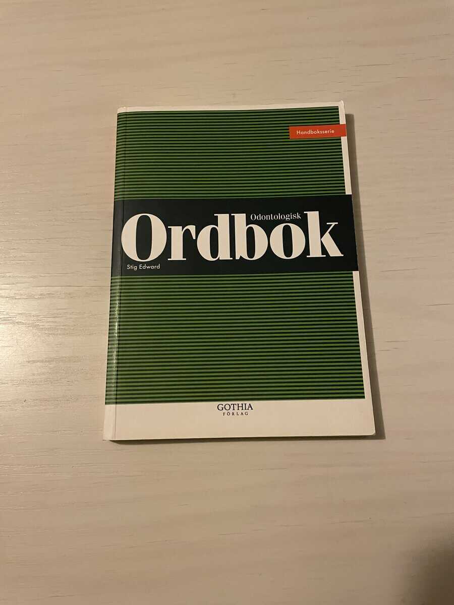 Stig Edward : Odontologisk ordbok