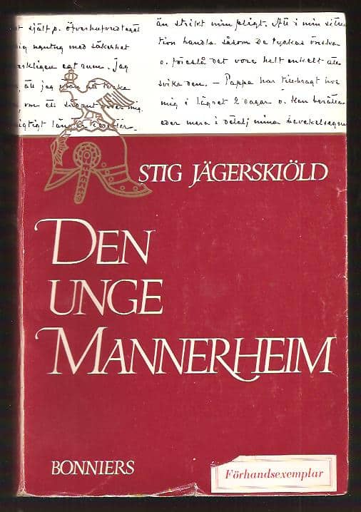 Stig Jägerskiöld : Den unge Mannerheim