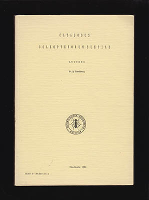 Stig Lundberg : Catalogus coleopterorum Sueciae