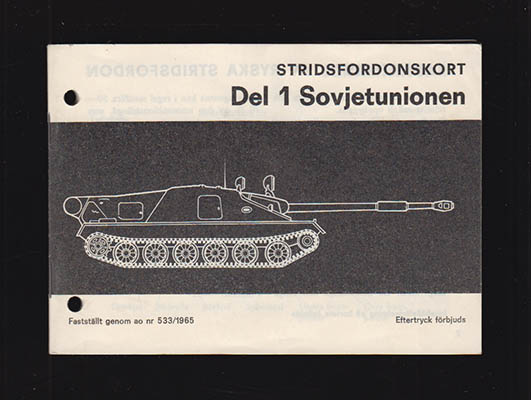 Stridsfordonskort. Del 1 Sovjetunionen