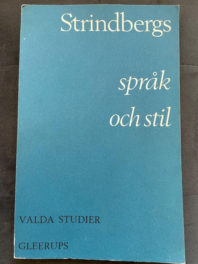 Strindbergs språk och stil