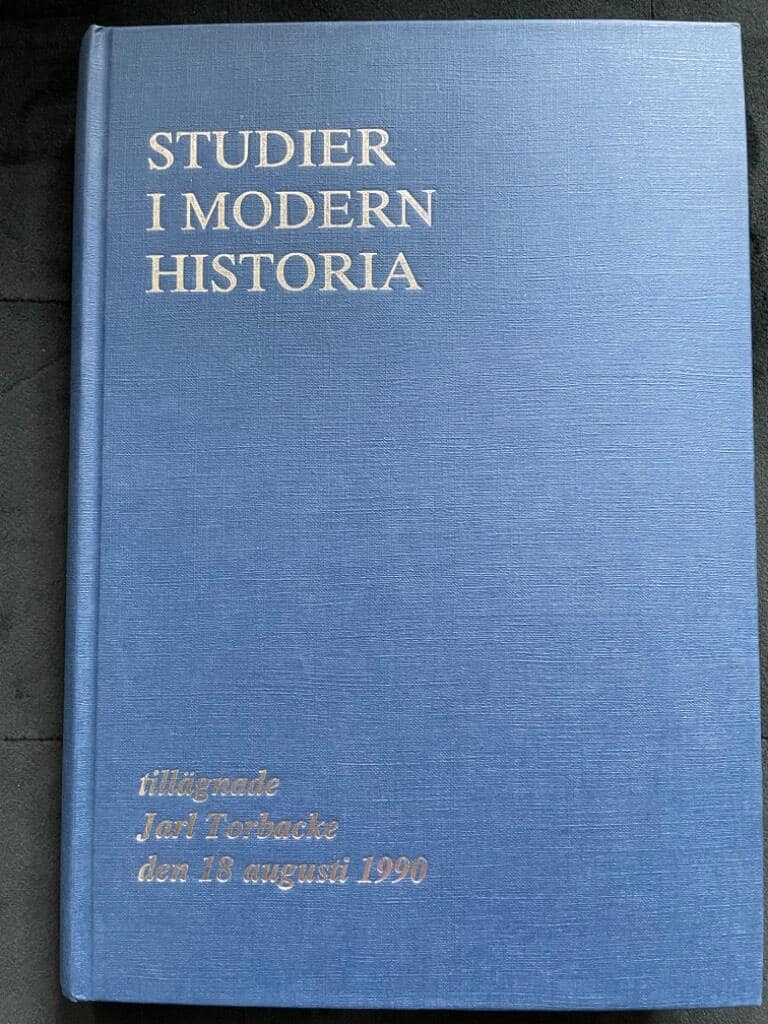Studier i modern historia tillägnade Jarl Torbacke