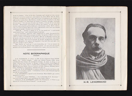 Studio des Champs-Élysées. Programme Saison 1928-1929 (Säsongsprogram)