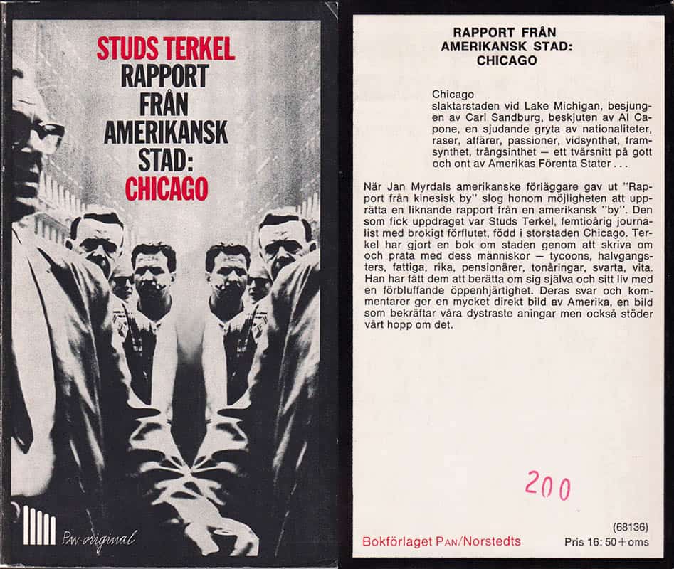 Studs Terkel : Rapport från en amerikansk stad. Chicago