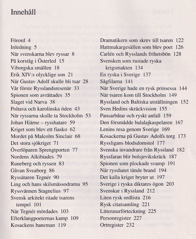 Sture Nilsson : Rysskräcken i Sverige